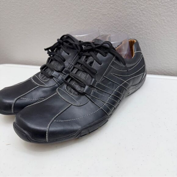 Florsheim Men's Toronto Oxford Shoes Size 10.5 Black Leather Lace up - Picture 5 of 14